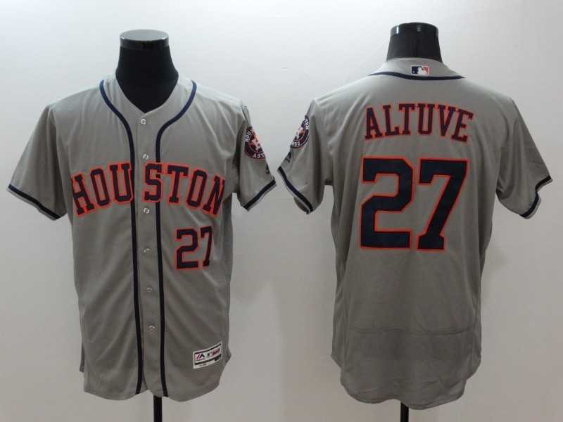 Houston Astros #27 Jose Altuve Gray 2016 Flexbase Collection Stitched Jersey,We sell and wholesale Houston Astros #27 Jose Altuve Gray 2016 Flexbase Collection Stitched Jersey on line form chian!